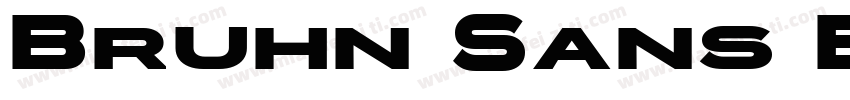 Bruhn Sans Bold字体转换